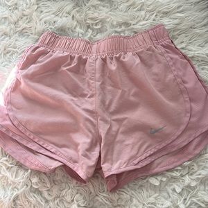 Pink Nike dri fit shorts